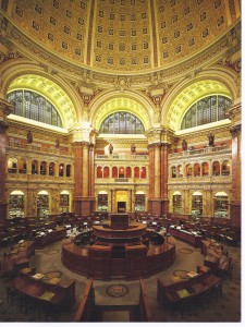 Library of congress reading room