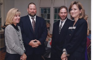 Sandra, David, John and me