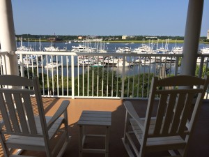 View from our balcony