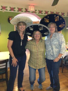 Me, Frieda and Julie celebrating Frieda's birthday at her favorite mexican restaurant 