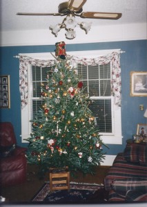 Our little den at Christmas