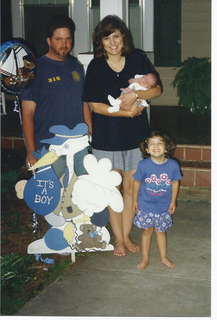 Bringing Jacob home from the hospital