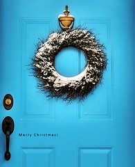 Christmas door