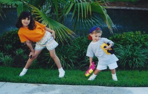 elise and jacob at the beach after asthma attack