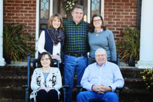 Mama and Daddy with me, Rick and Lisa