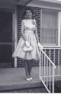 Mama dressed for prom, 1964