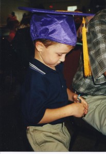 Jacob graduating from 4k