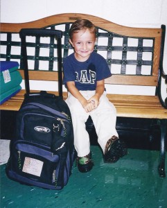 Jacob'e first day of school