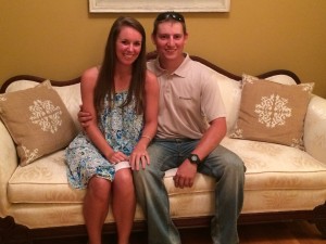 My Nephew, Brandon, and his fiancé, Casey
