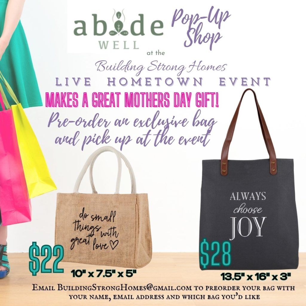 abide well bags