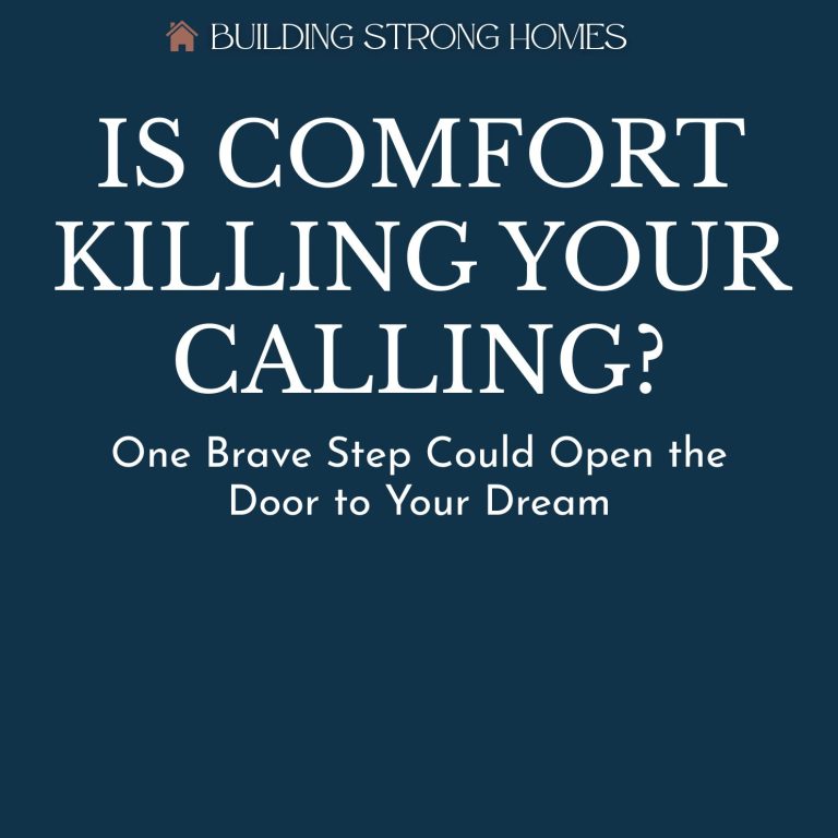 Is Comfort Killing Your Calling? One Brave Step Could Open the Door to Your Dream with Carol Roper Ep. 167
